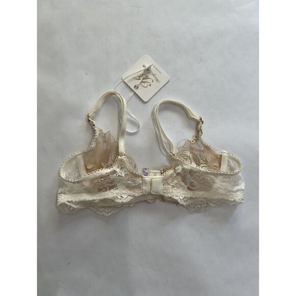 Honey Birdette Whitney Bra in Ivory - Picture 3 of 5